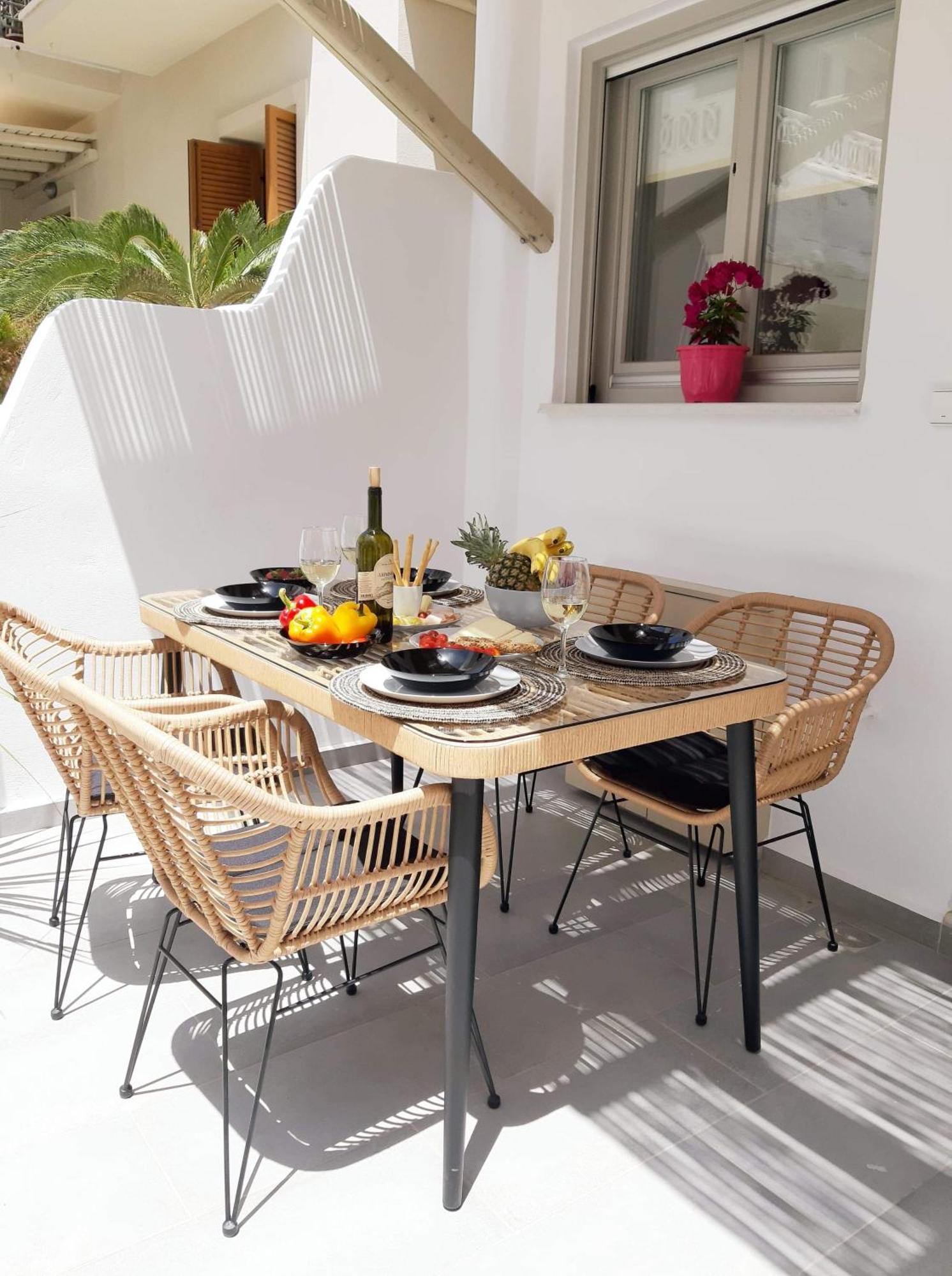 Naxos Ellis Apartments Naxos City Стая снимка